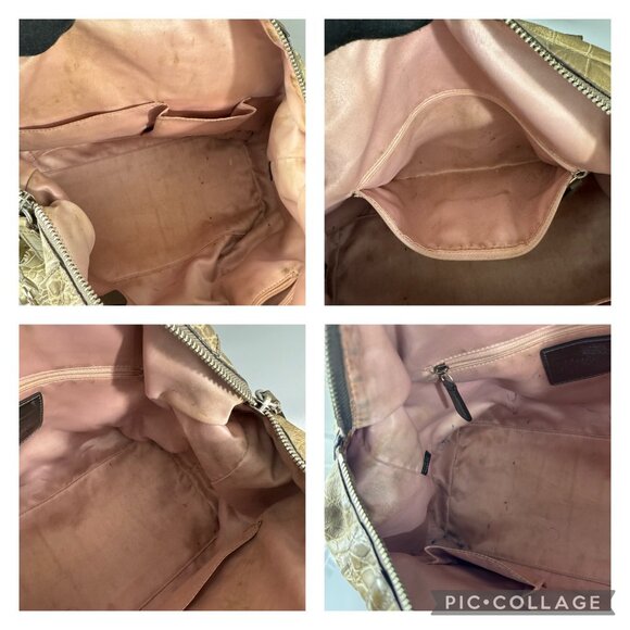 Coach #15260 Madison Audrey Embossed Leather Satchel Bag - Picture 13 of 14